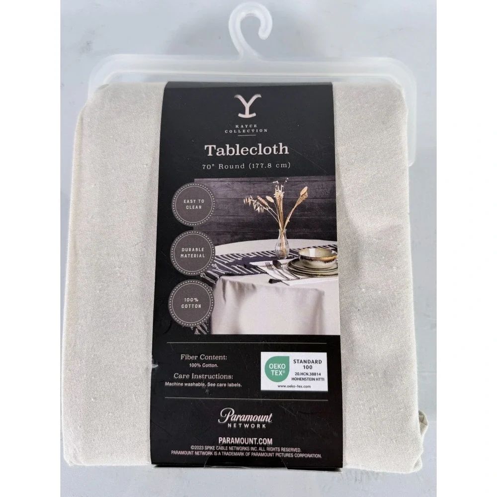 Yellowstone Round Tablecloth 70